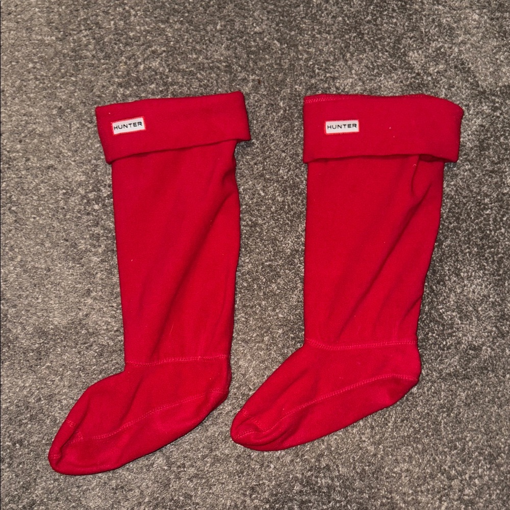 Hunter Red Fleece Boot Inserts